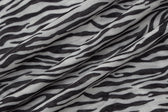 Zebra print hollow out irregular long sleeve sheer mesh see through mini dress 8