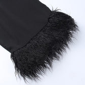 Sleeveless solid feather backless tube dress 6