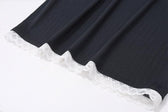 Off shoulder long sleeve lace hem bowknot mini dress 7