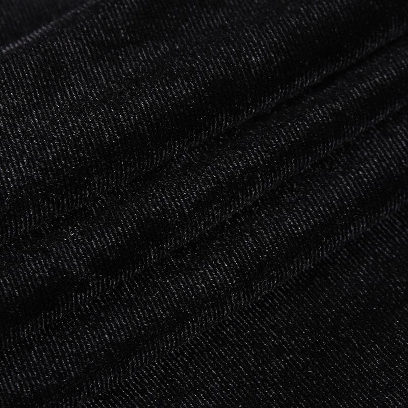 Mesh crewneck long sleeve see through embroidery mini dress 8