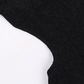 Lace solid long sleeve backless hollow out self tie mini dress 5