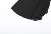 Mesh ruffle hollow out ruched backless ribbon solid tube midi dress 7