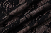 Long sleeve v neck lace contrast patchwork mini dress 7