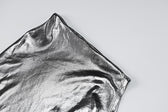 Metallic one shoulder ruched sleeveless irregular mini dress 6