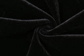 Smocked patchwork ruched contrast long sleeve velvet mini dress 7
