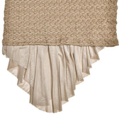 Textured mesh solid ruched irregular cami midi dress 6