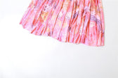 Lace up flower print contrast backless tube maxi dress 6