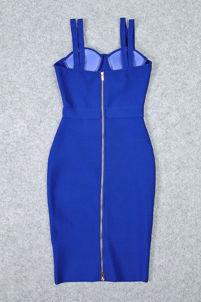 Kate Bandage Dress - Royal Blue