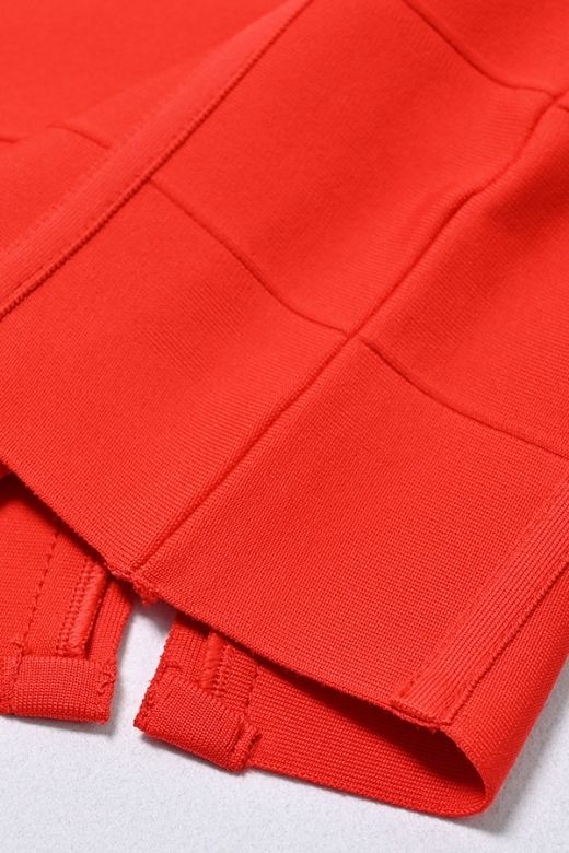 Kendall Bandage Midi Dress - Lipstick Red