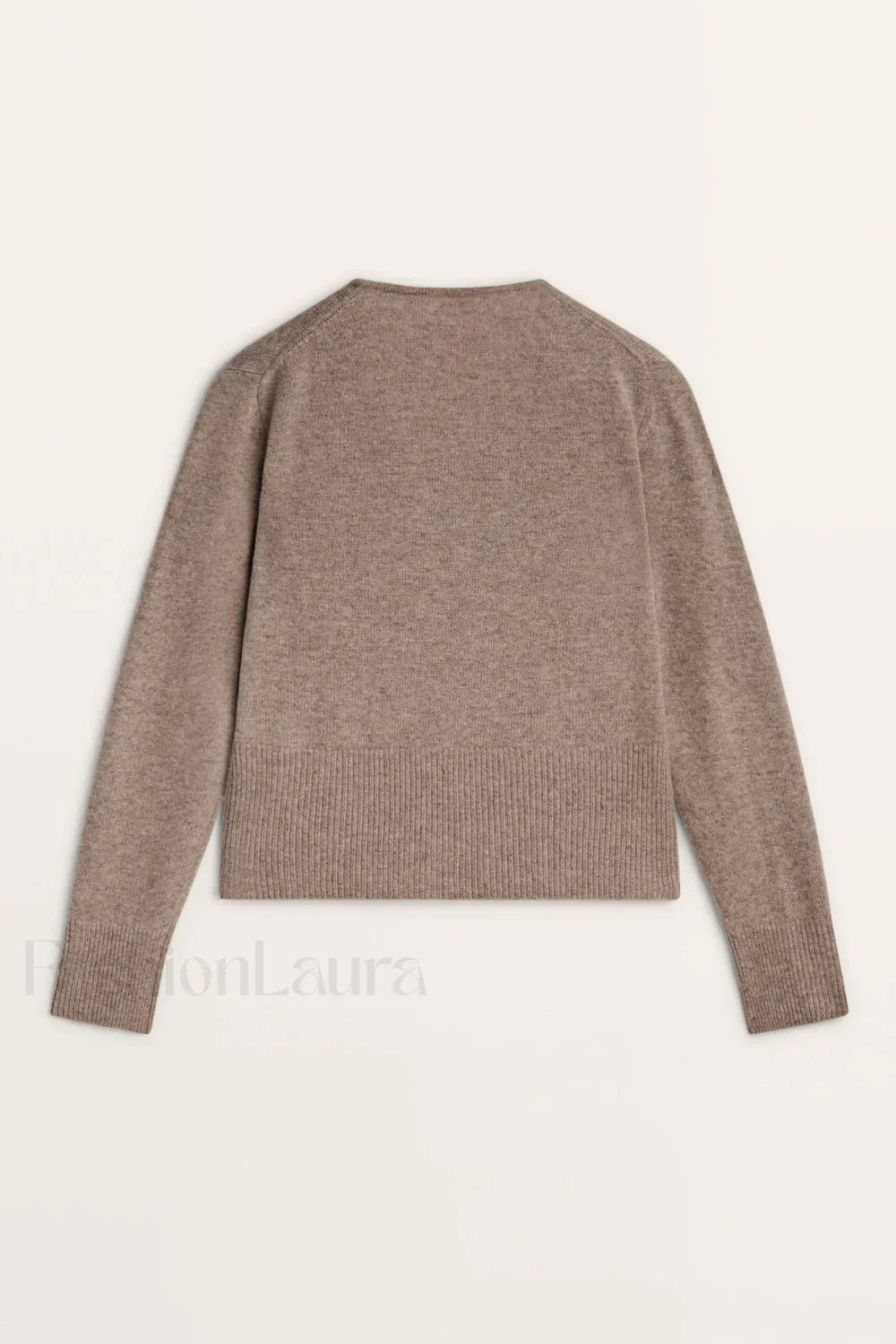 Knot Design Wool Blend Cardigan