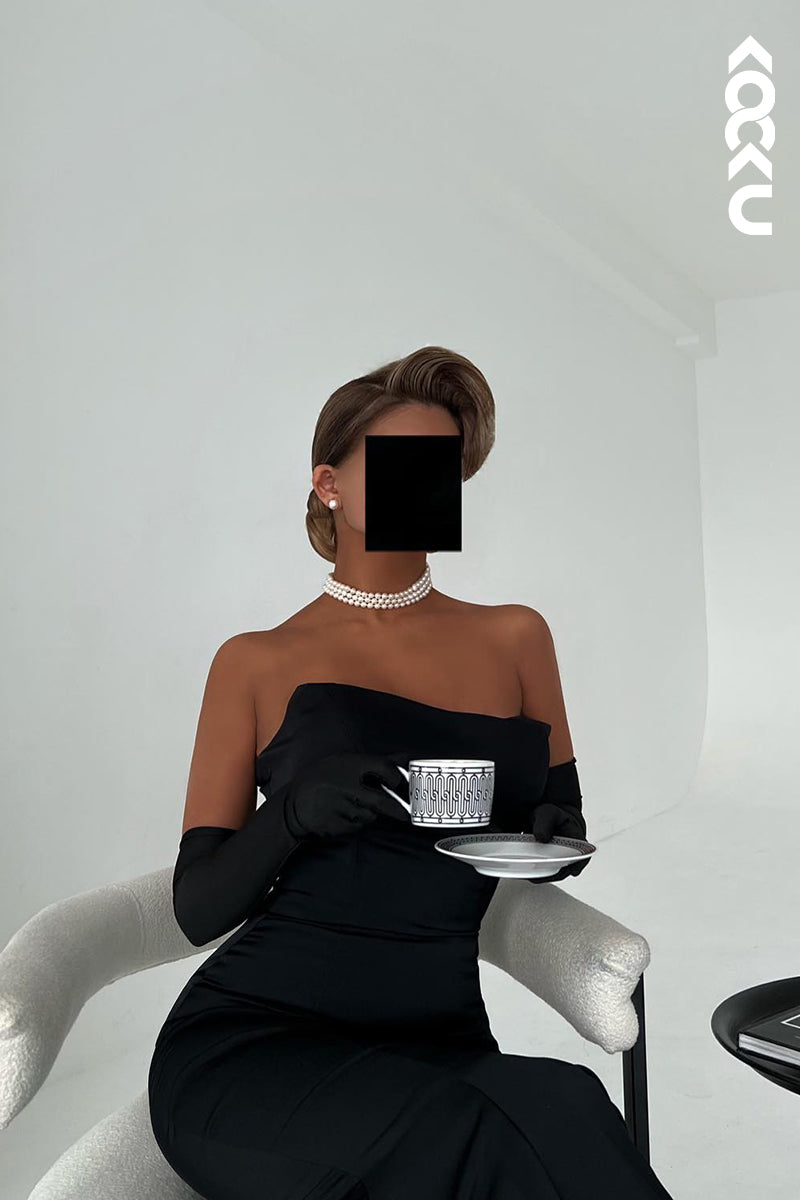L2680 - Trumpet/Mermaid Off-Shoulder Elegant Evening Party Prom Dress