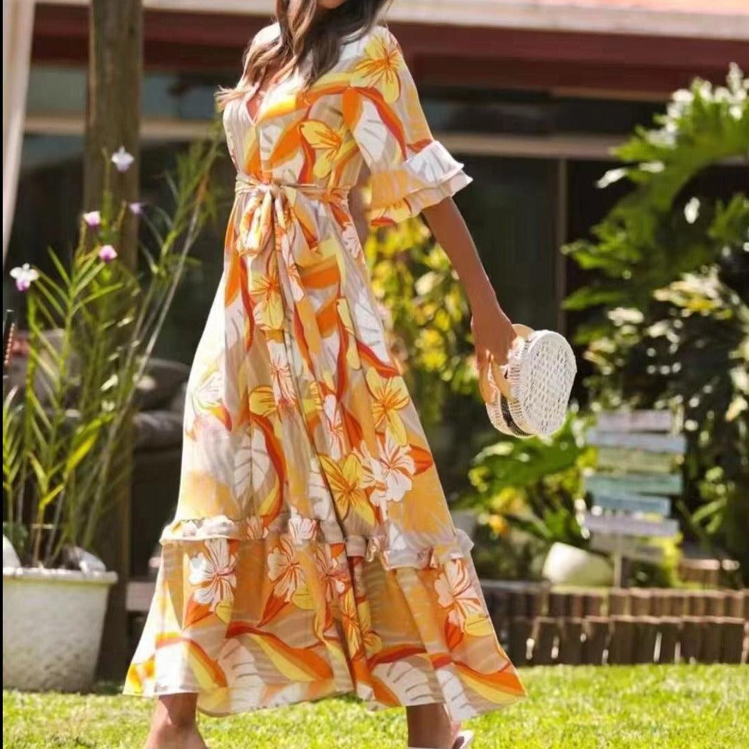 Krystine Tropical Dress