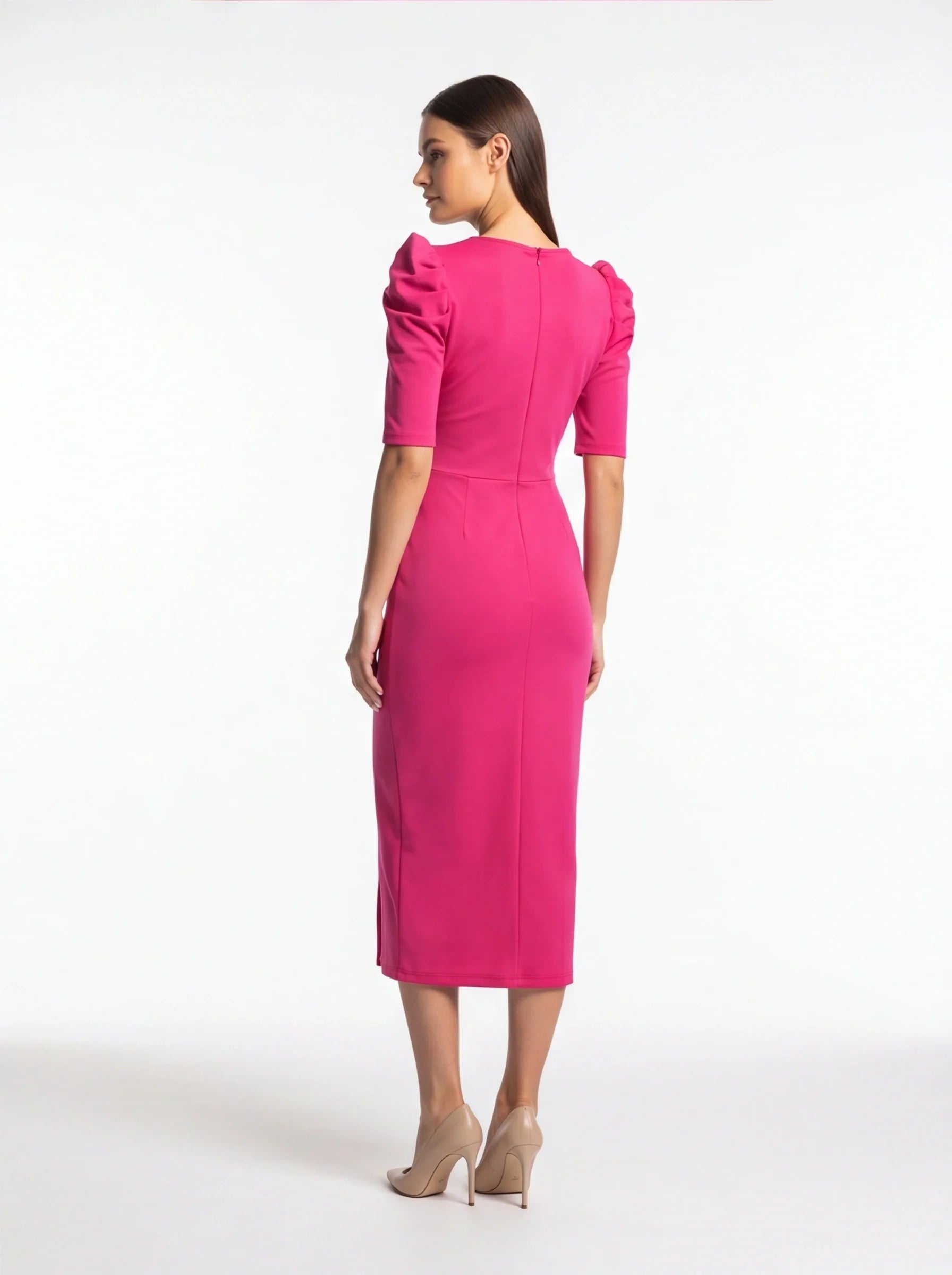 Chic Floral Bodycon Cocktail Dress with Elegant Fit and Stretch Fabric