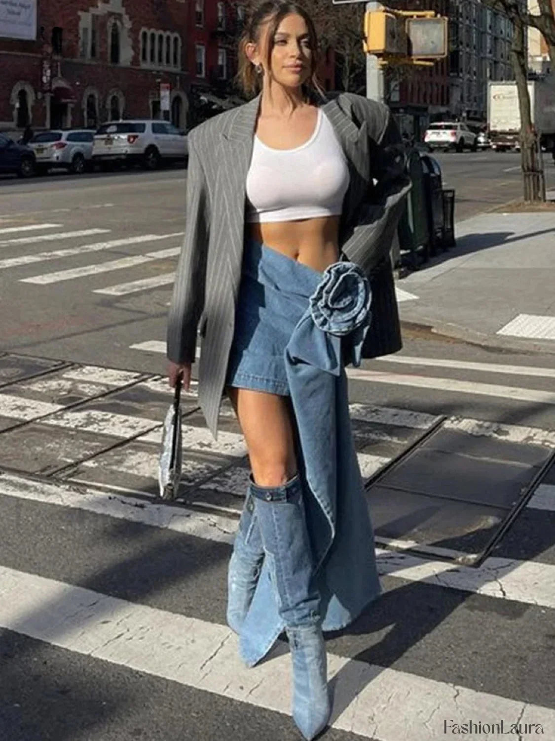 Lace Bow Mesh Mini Skirt