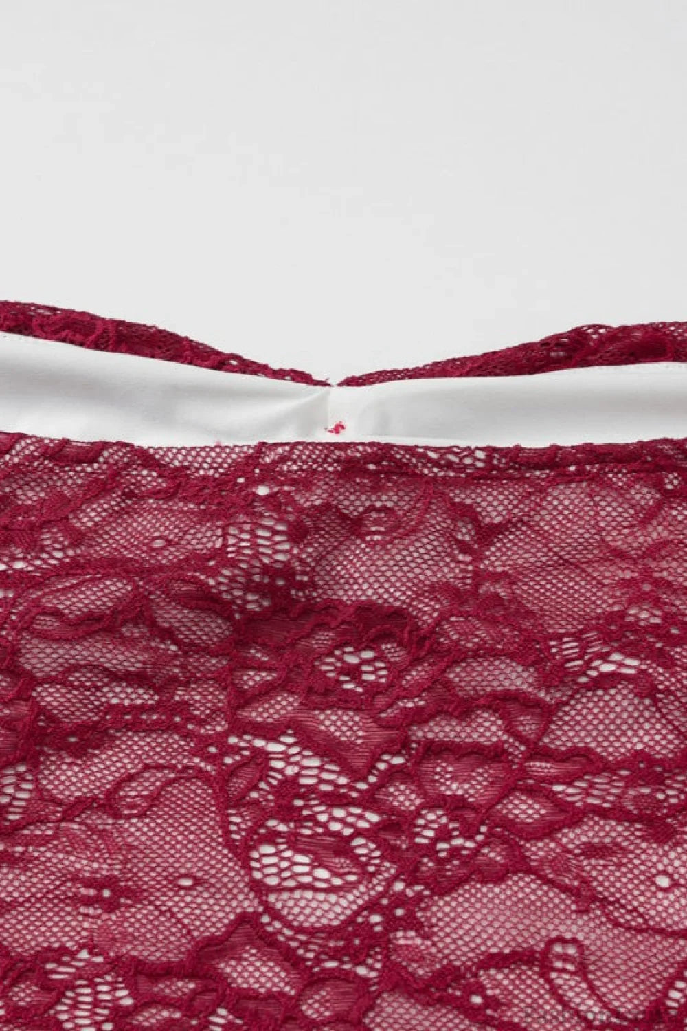 Lace Bustier Ruffle Hem Cocktail Dress