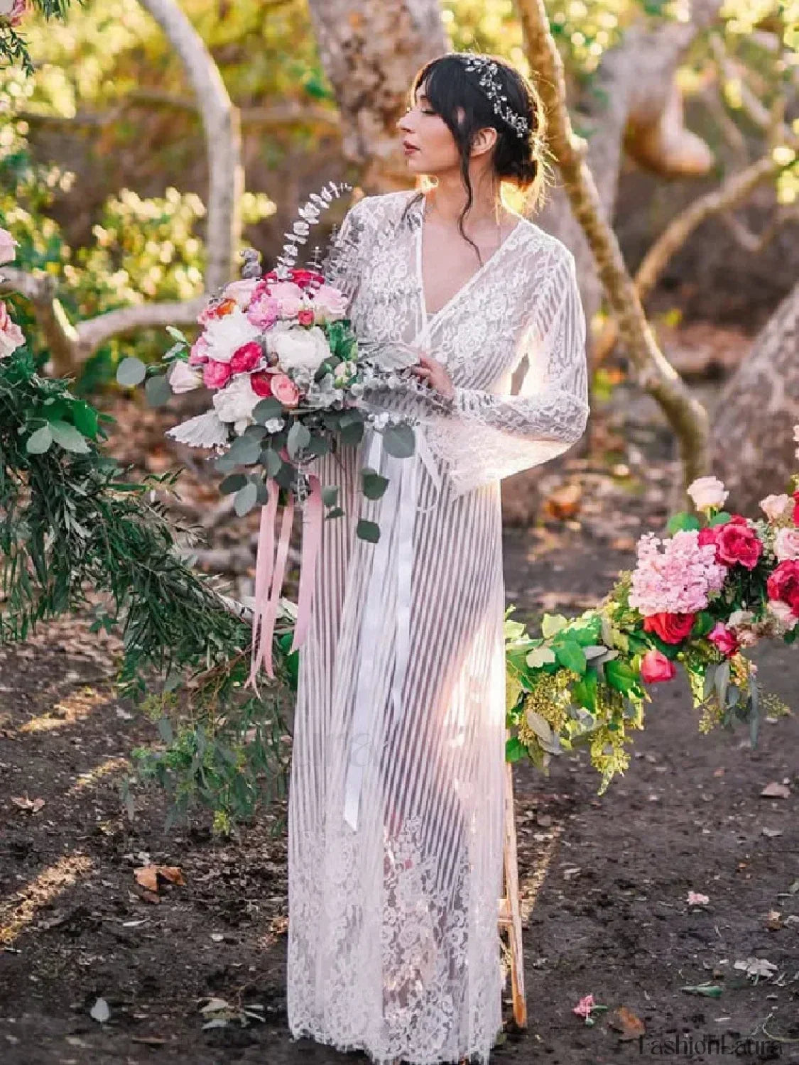 Lace Cardigan Kimono Robe Cover Up