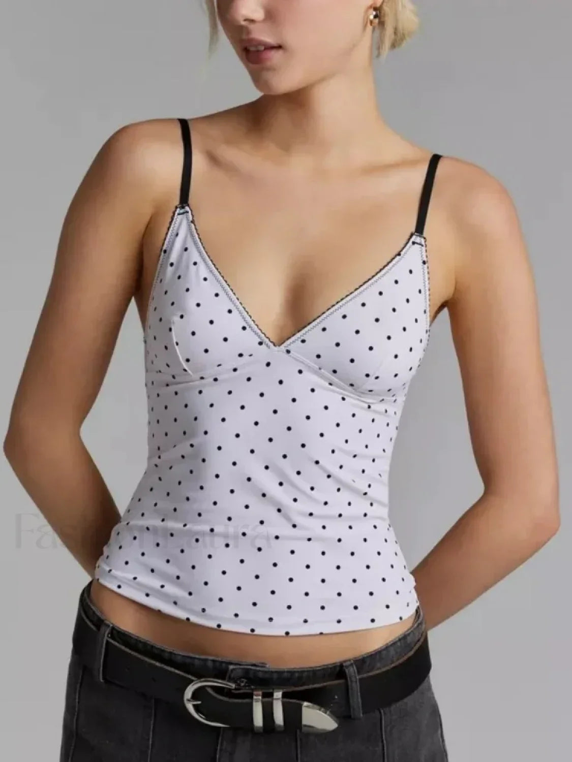 Lace Plaid Corset Crop Top