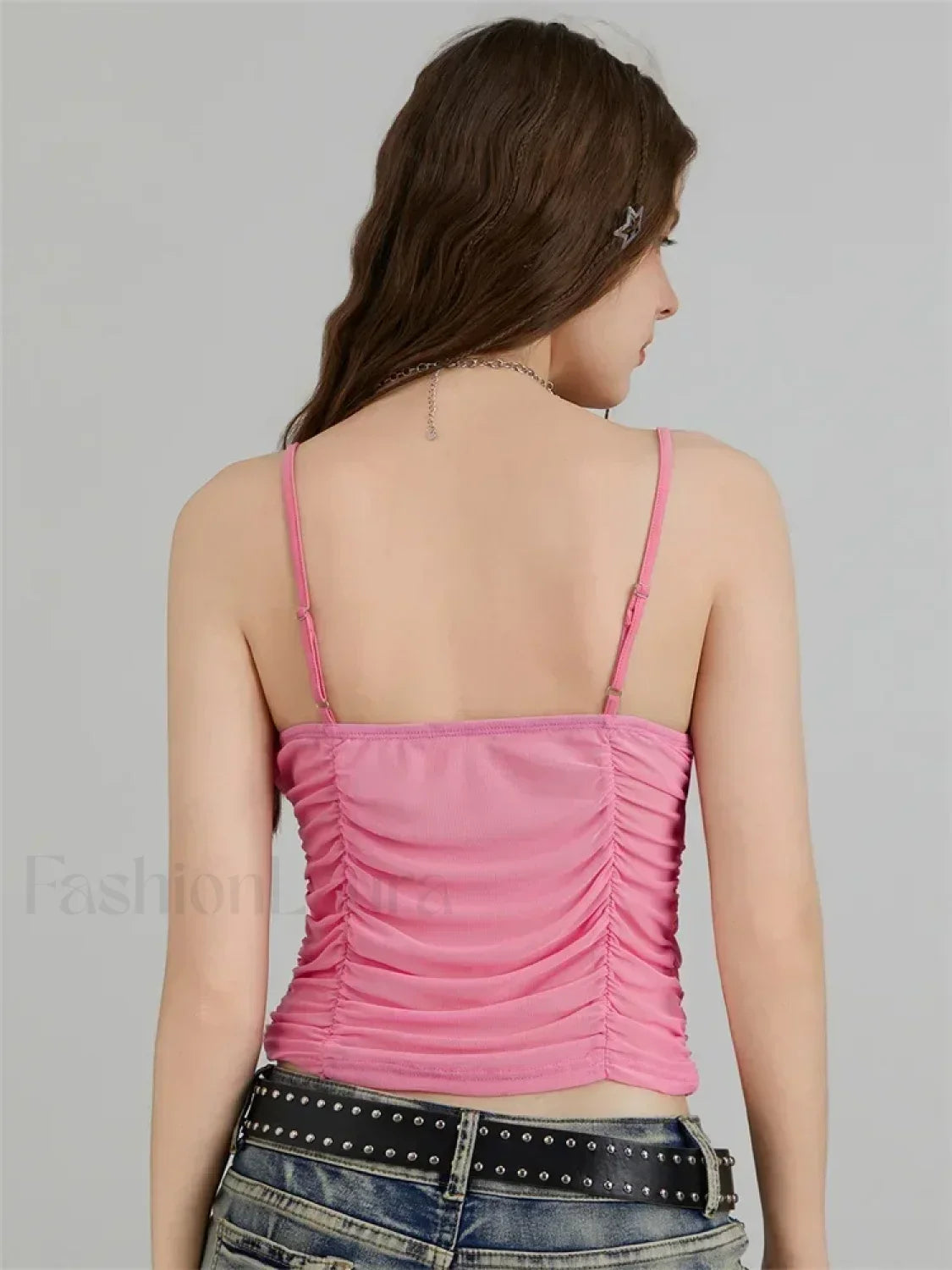 Lace Trim Harajuku Crop Top