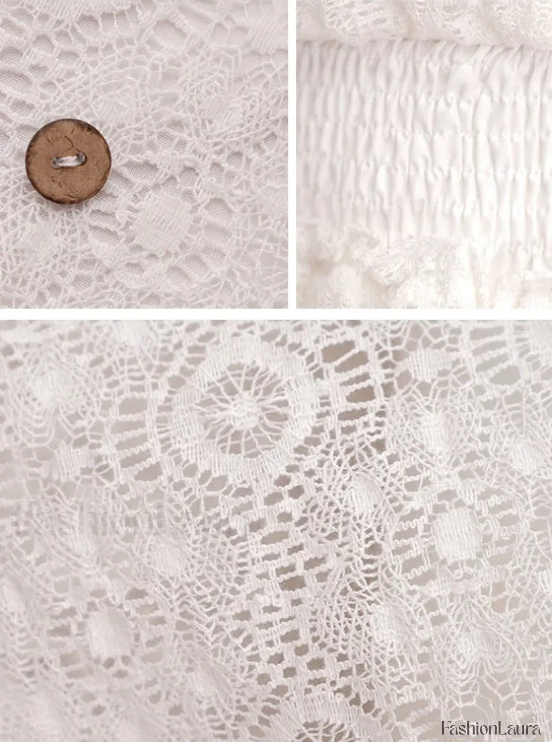 Lace V-Neck Ruffle Mini Boho Dress