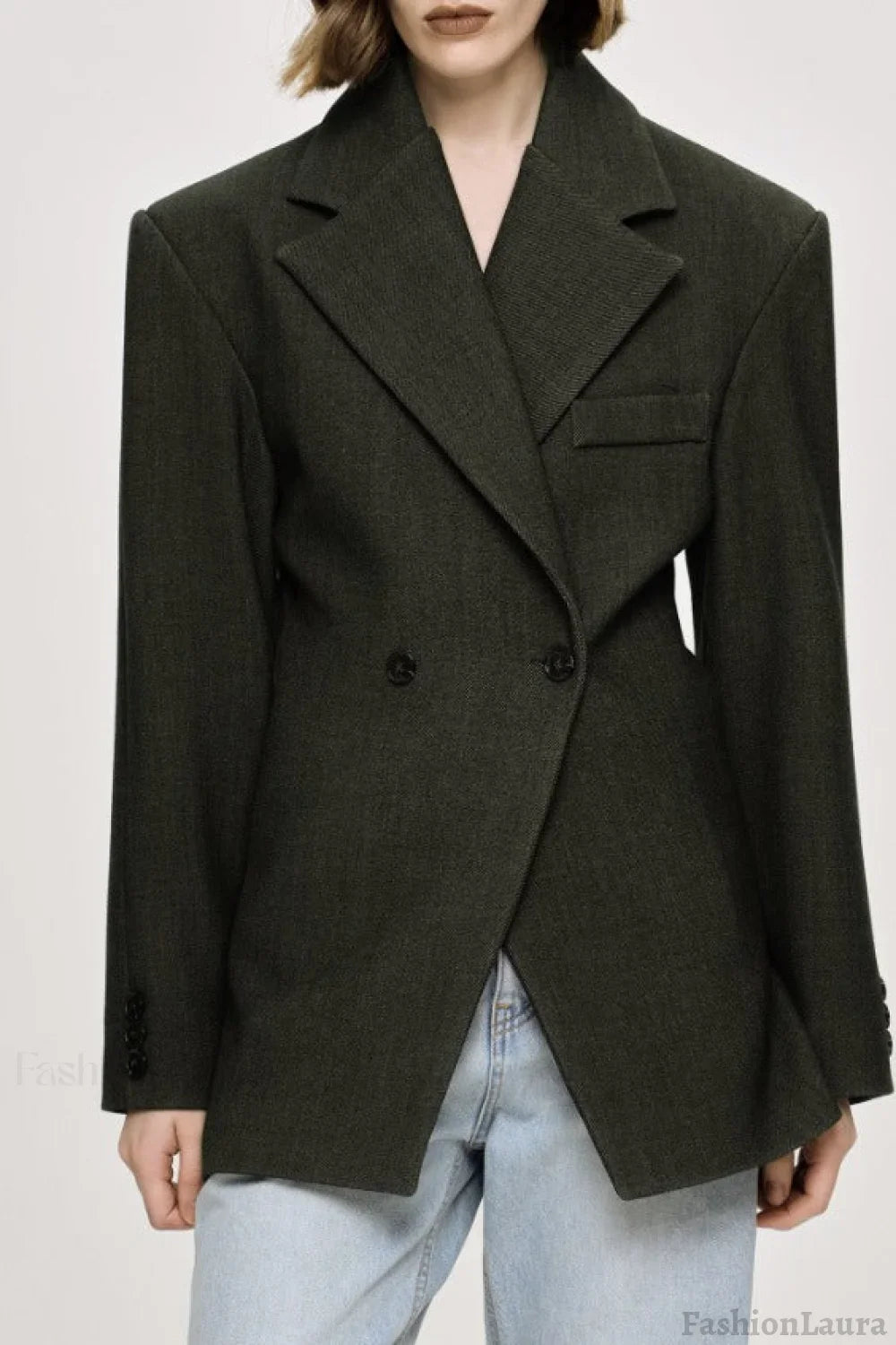 Lapel Relaxed Fit Blazer