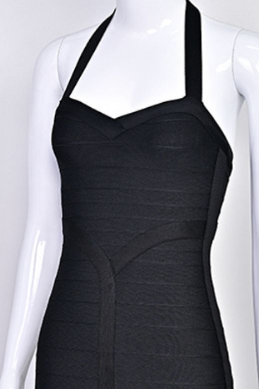 Lara Bandage Midi Dress - Classic Black