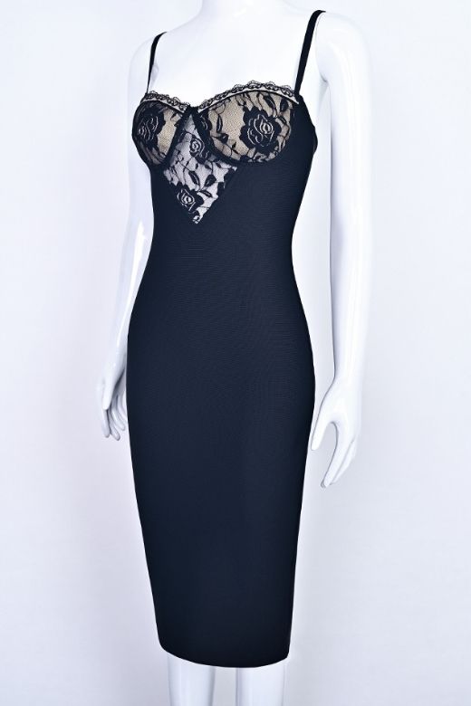 Larissa Bodycon Dress - Classic Black