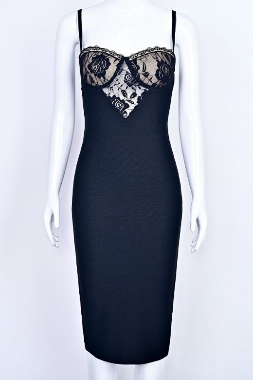 Larissa Bodycon Dress - Classic Black