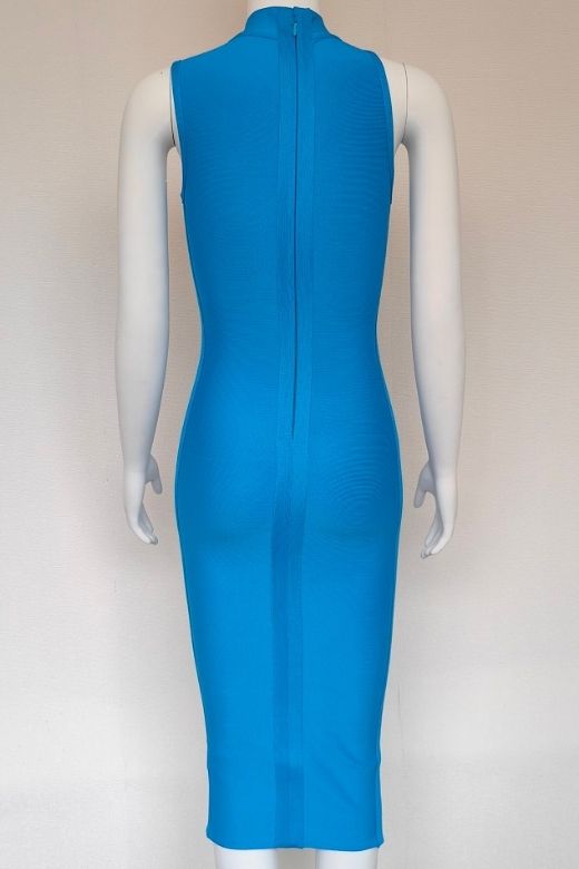 Layla Bandage Midi Dress - Sky Blue