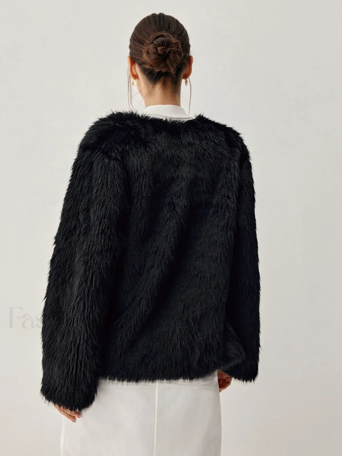 Leisure Faux Graceful Fur Jacket