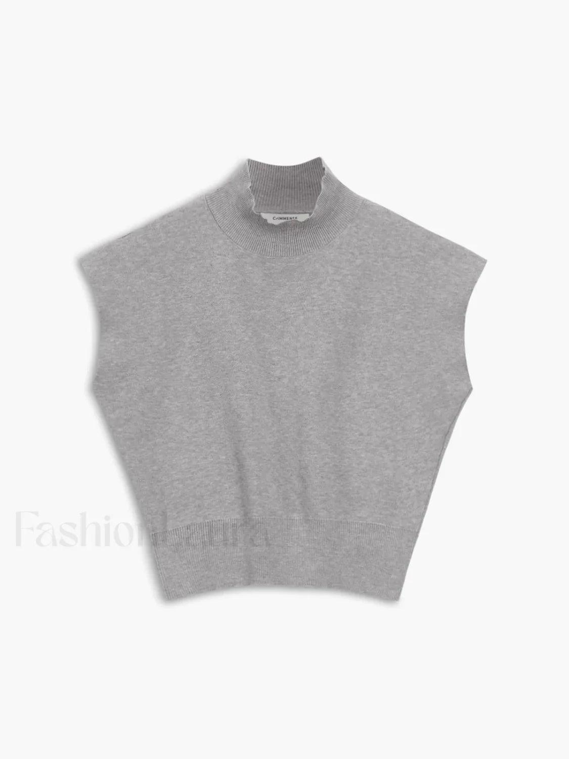 Leisurely Solid Graceful Pullover Sweater Vest Light Grey / XS Sweaters L