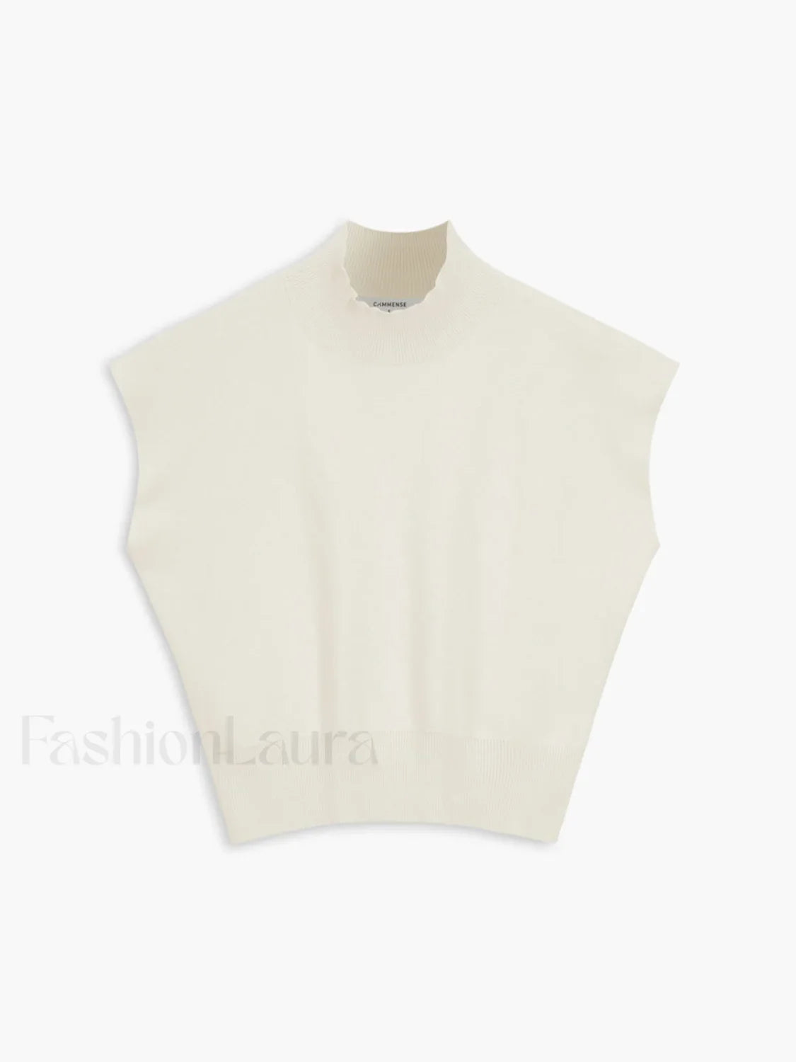 Leisurely Solid Pullover Sweater Vest Off White / XS Sweater Vests