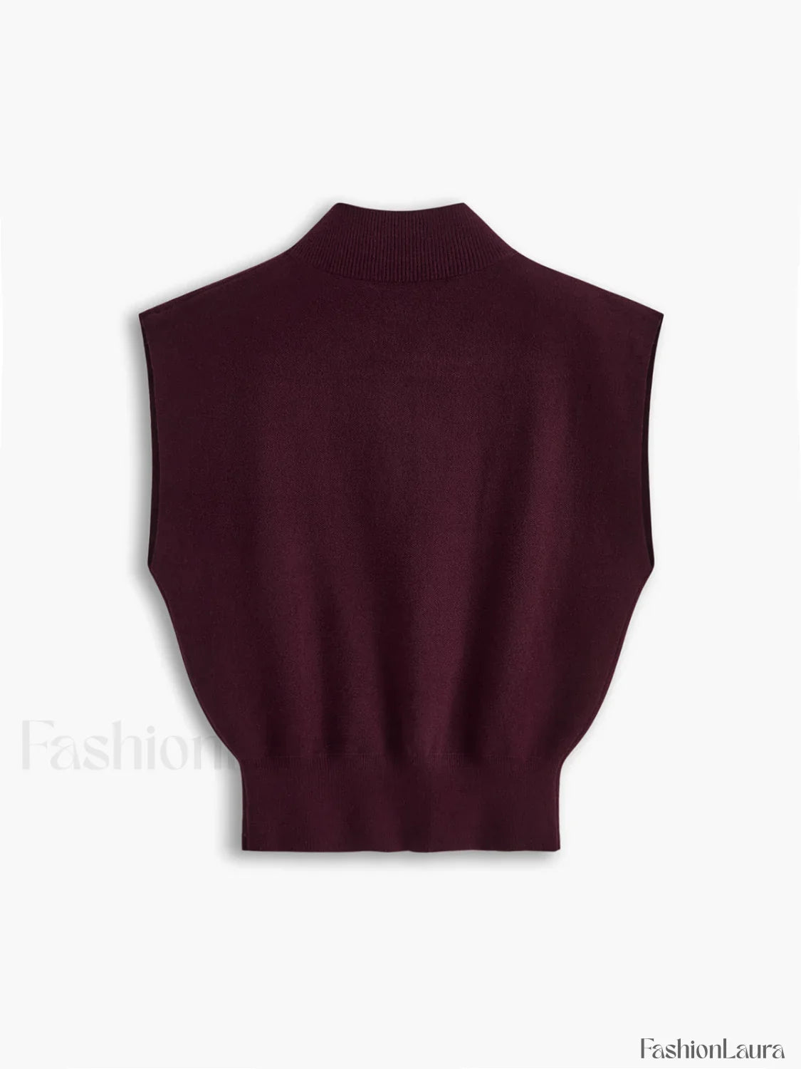 Leisurely Solid Pullover Sweater Vest
