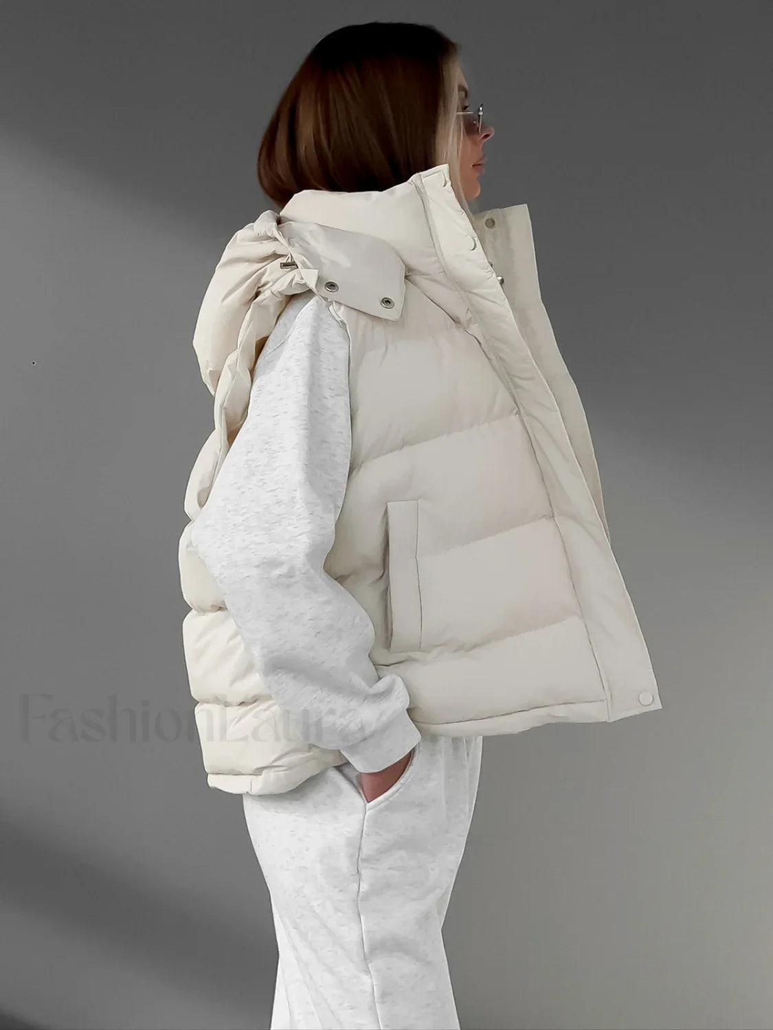 Lightweight Quilted Graceful Puffer Down Coat