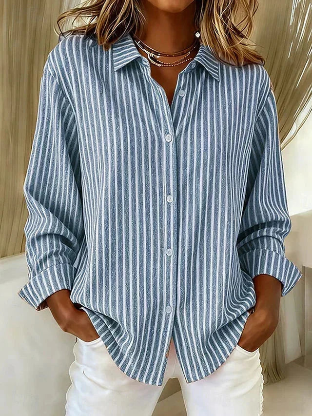 Louise™ | Women's Striped Knit Cardigan