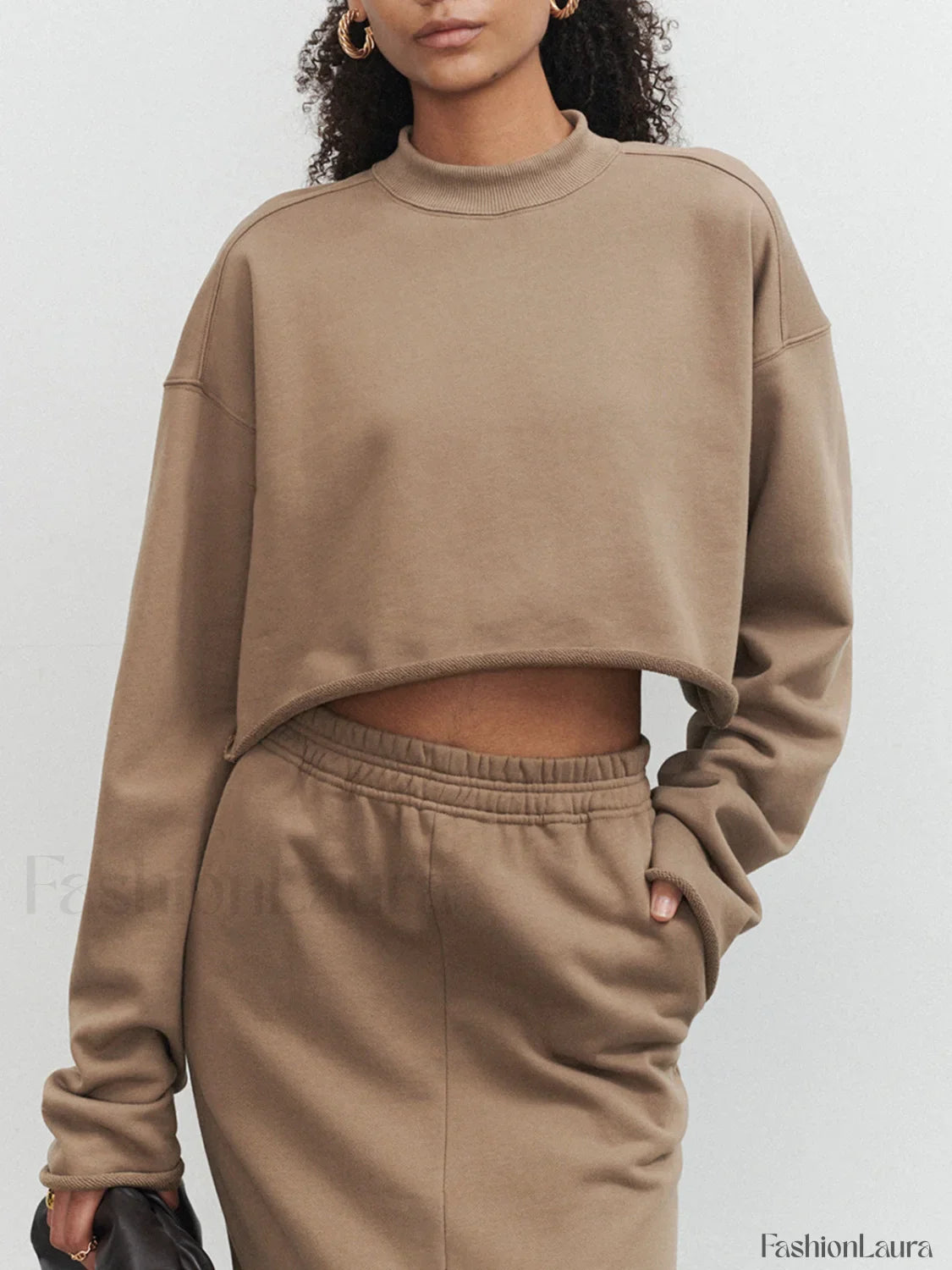 Live It Graceful Up Crop Sweatshirt