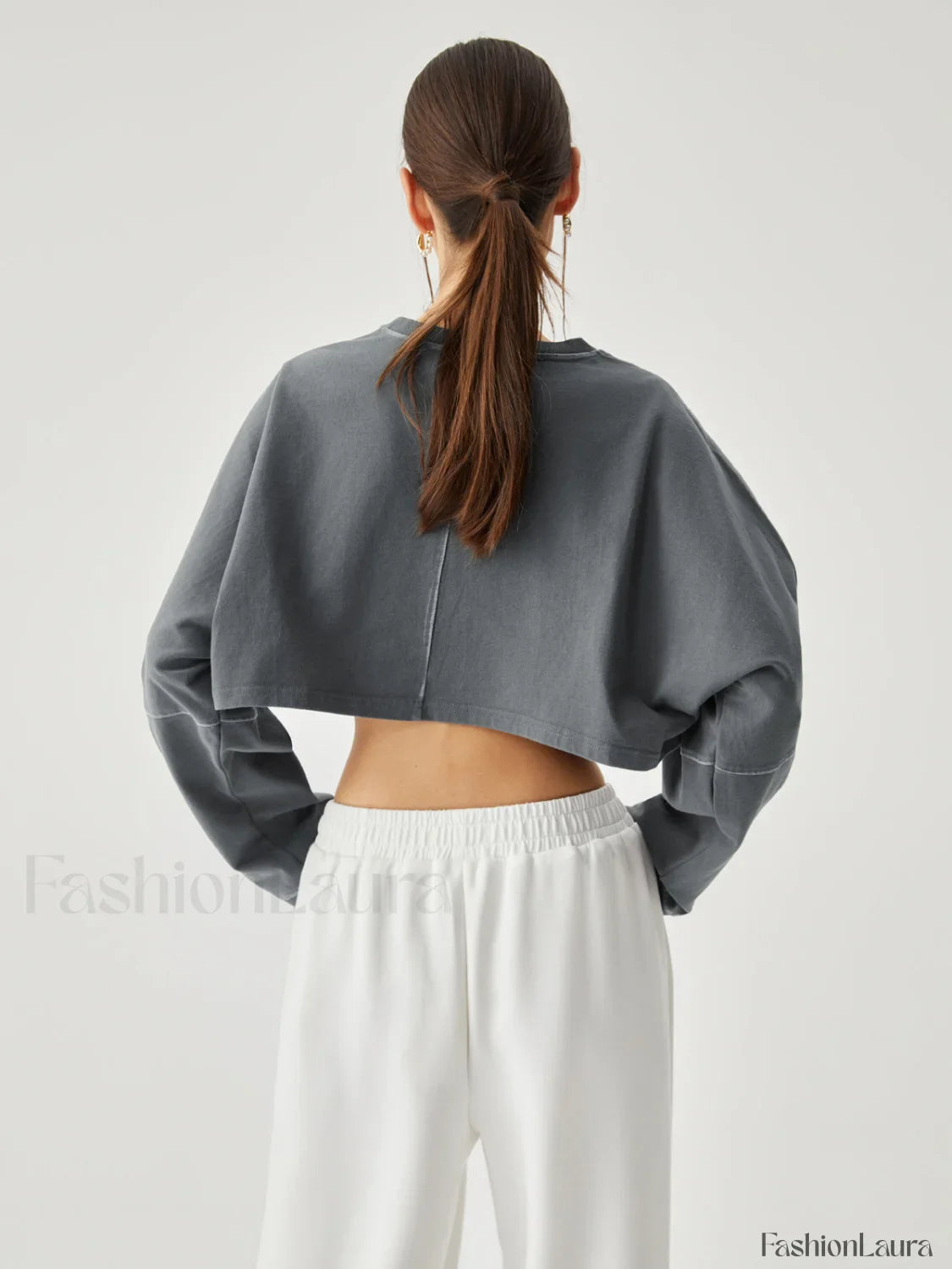 Living Easy Graceful Crop Sweatshirt