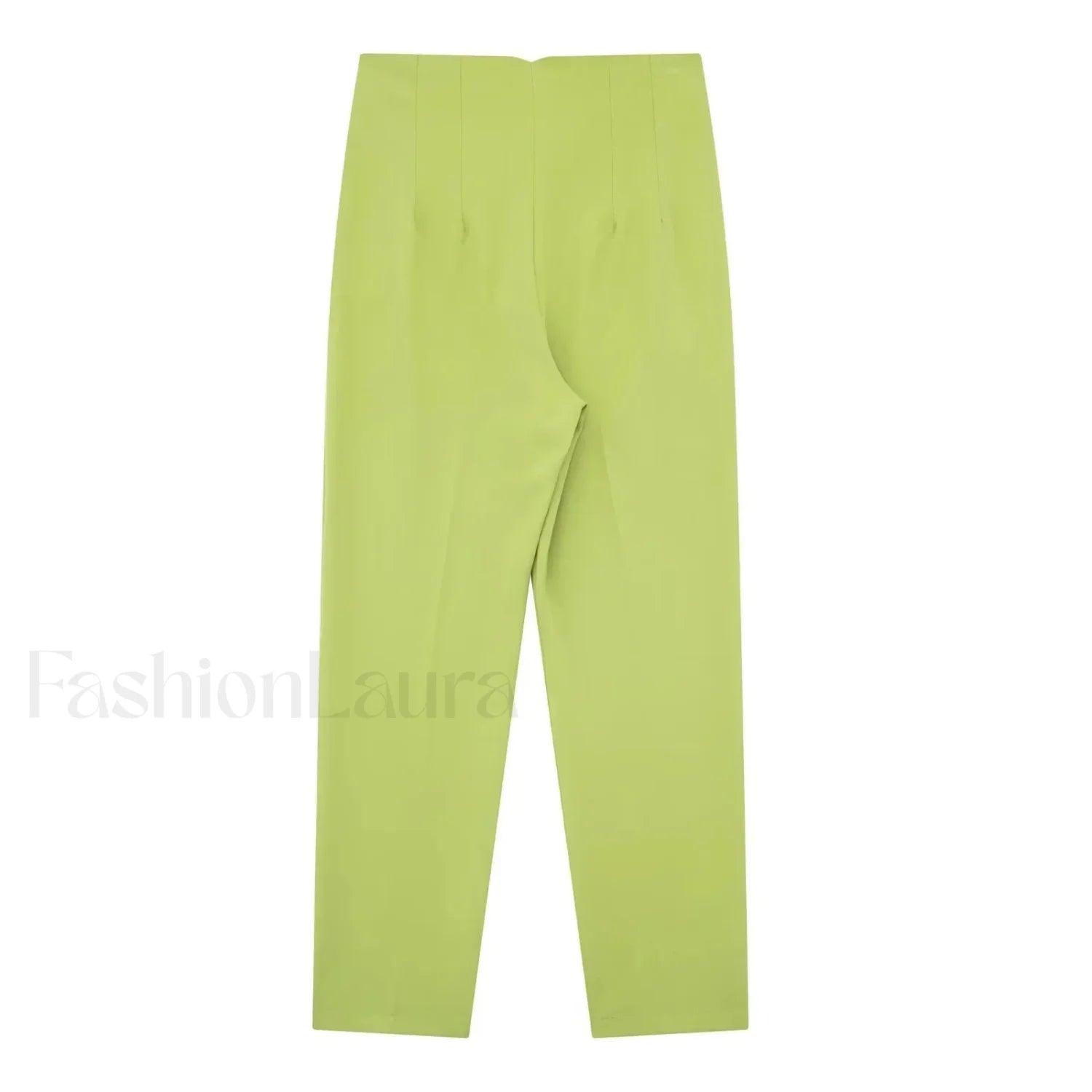 Long French Soft Elegant Simple Hollow Out Blouse Light Green / S