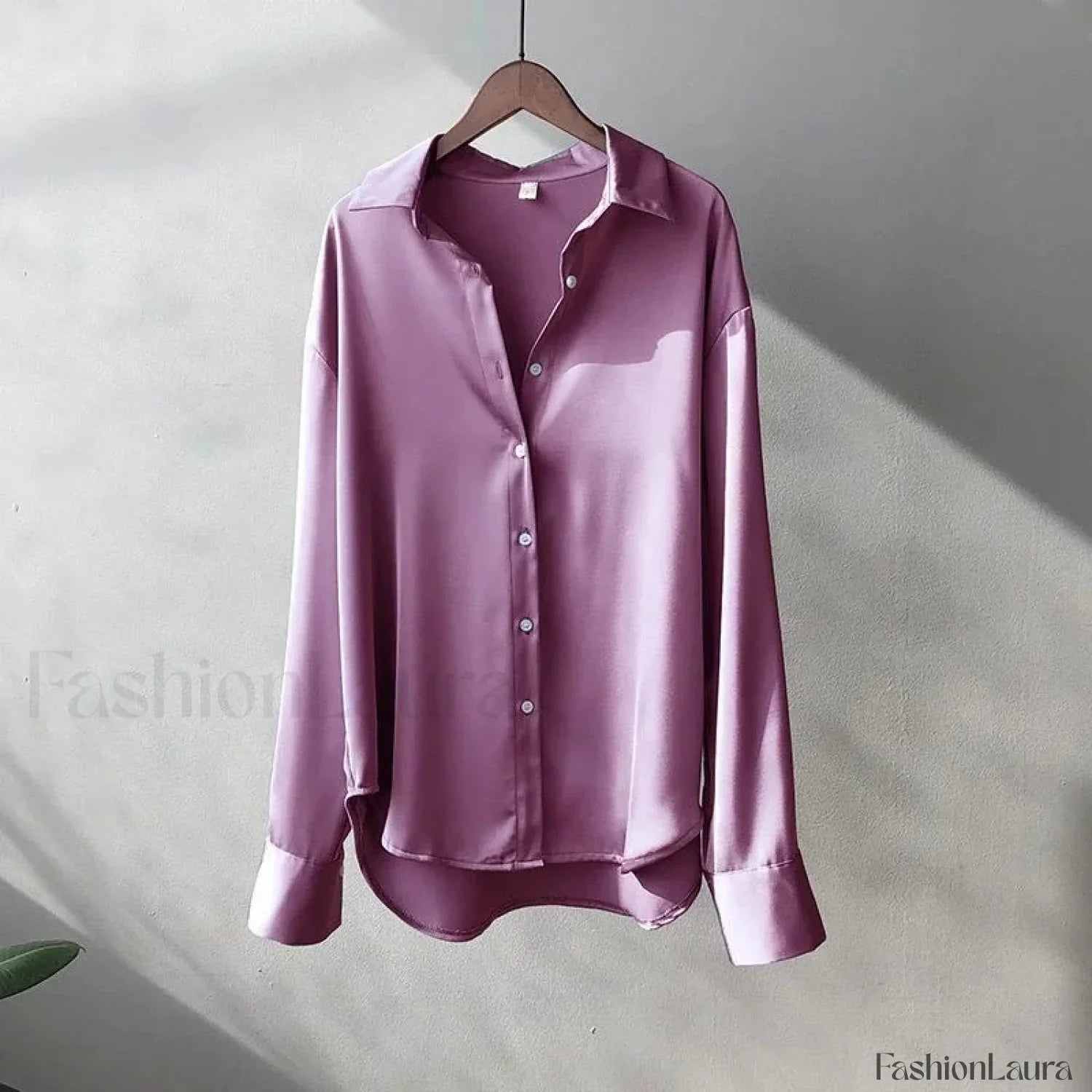 Long French Soft Elegant Simple Hollow Out Blouse
