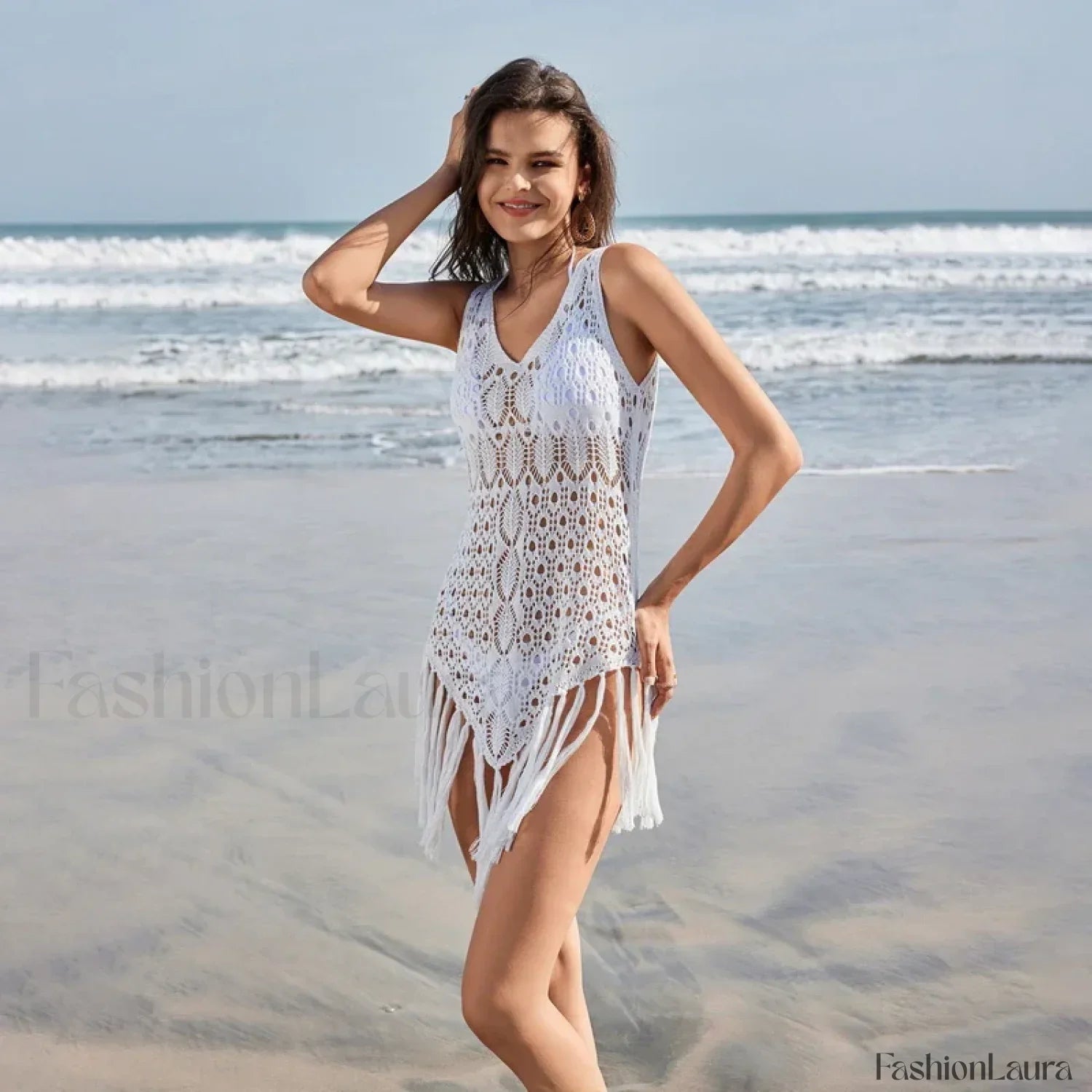 Long Sleeve Shirt Beach Cover Up