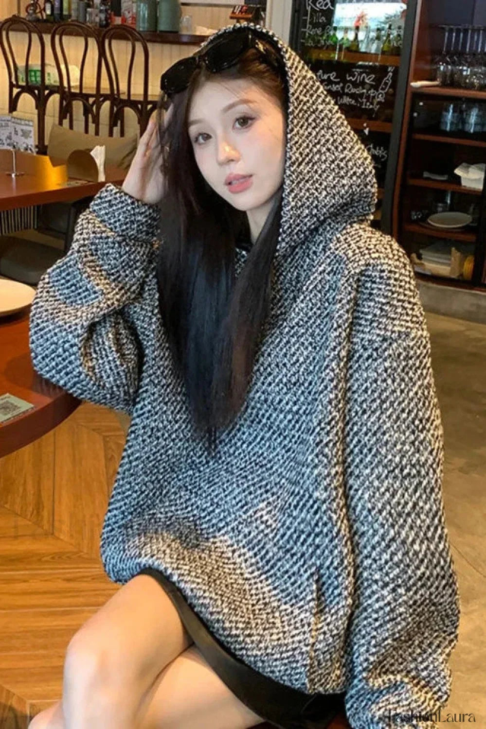 Loose Fit Thick Hooded Hoodie