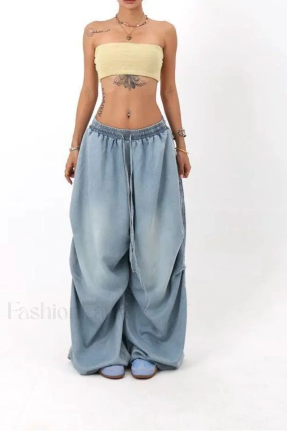 Loose Fit Wide Leg Street Jeans