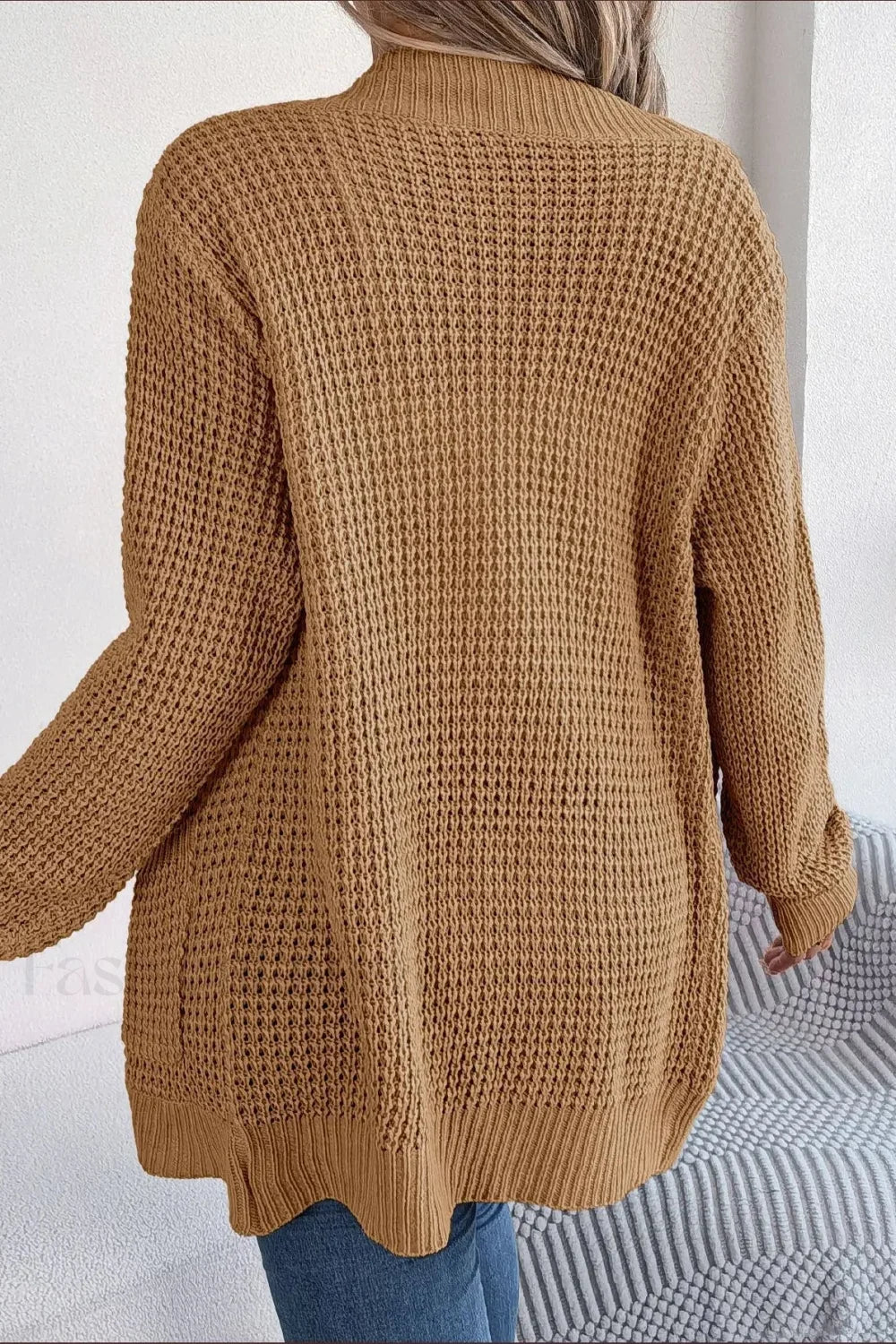 Loose Knit Pocket Cardigan