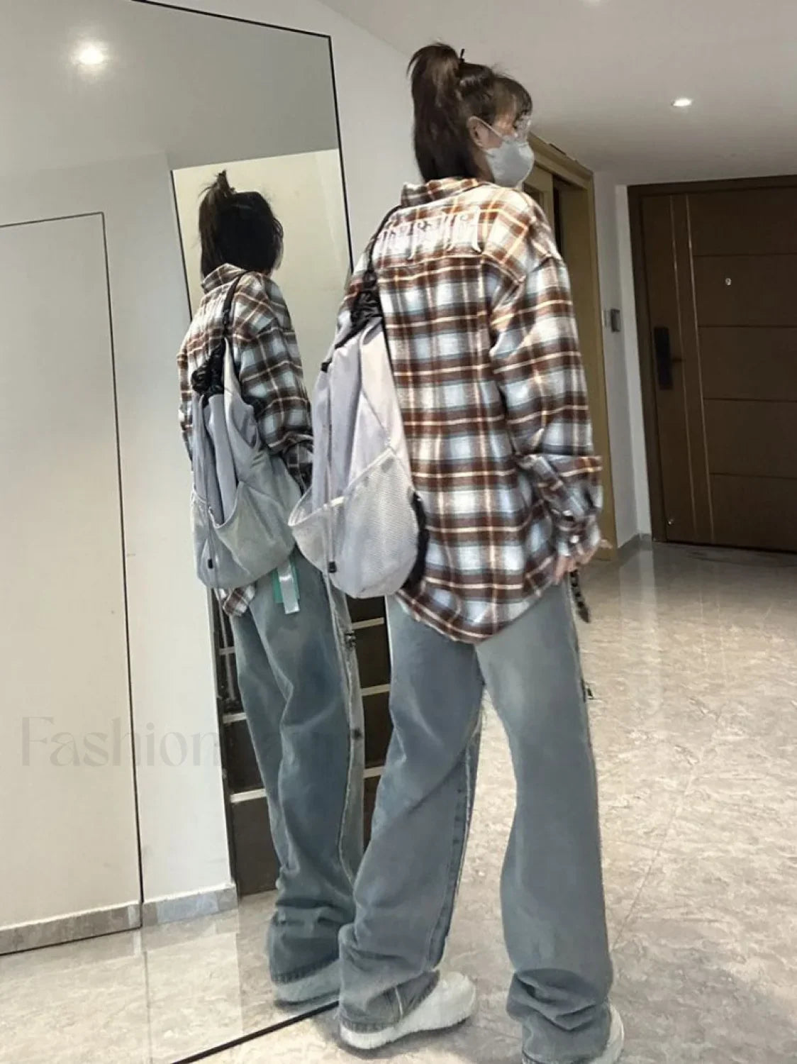 Loose Straight Leg Slender Modern Raw Edge Casual Boyfriend Jeans