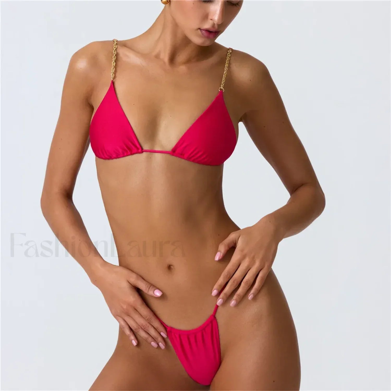 Low Waist Micro Thong Bikini Set
