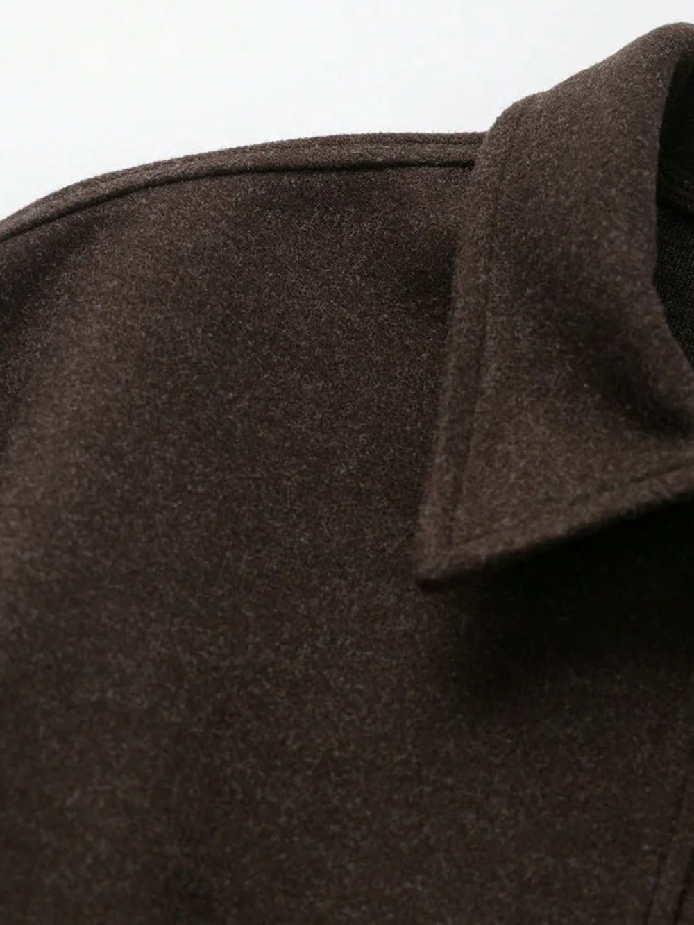 Lucia Zip Front Wool-Feel Jacket