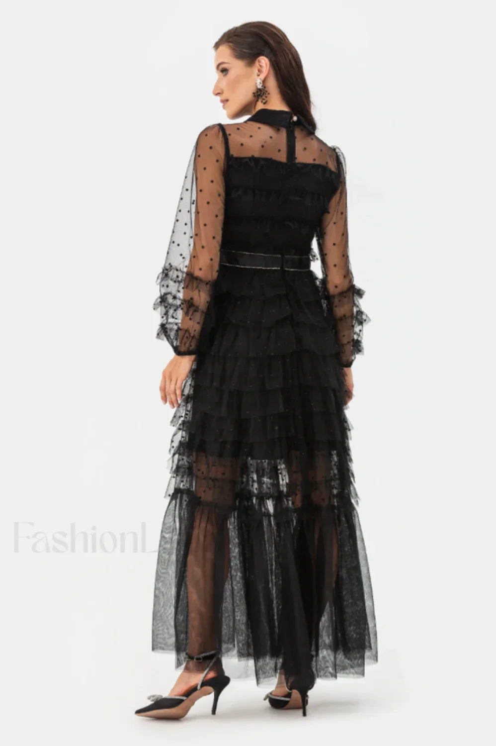 Maddison Polka Stylish Dot Maxi Dress