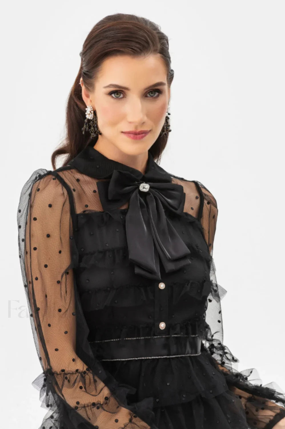 Maddison Polka Stylish Dot Maxi Dress