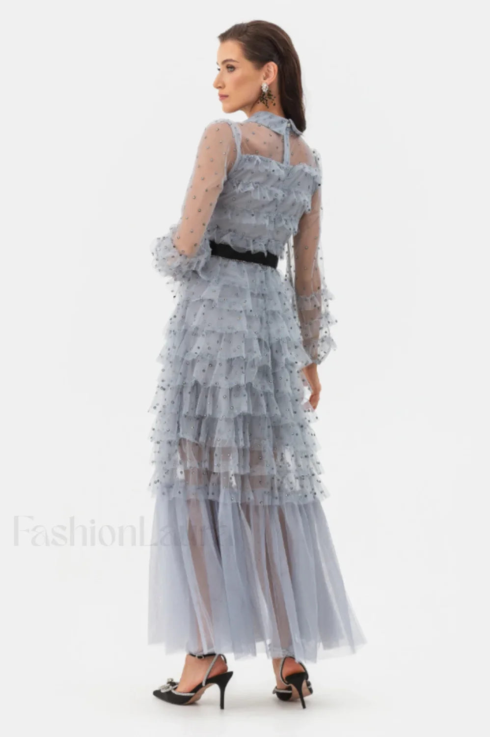 Maddison Polka Stylish Dot Maxi Dress