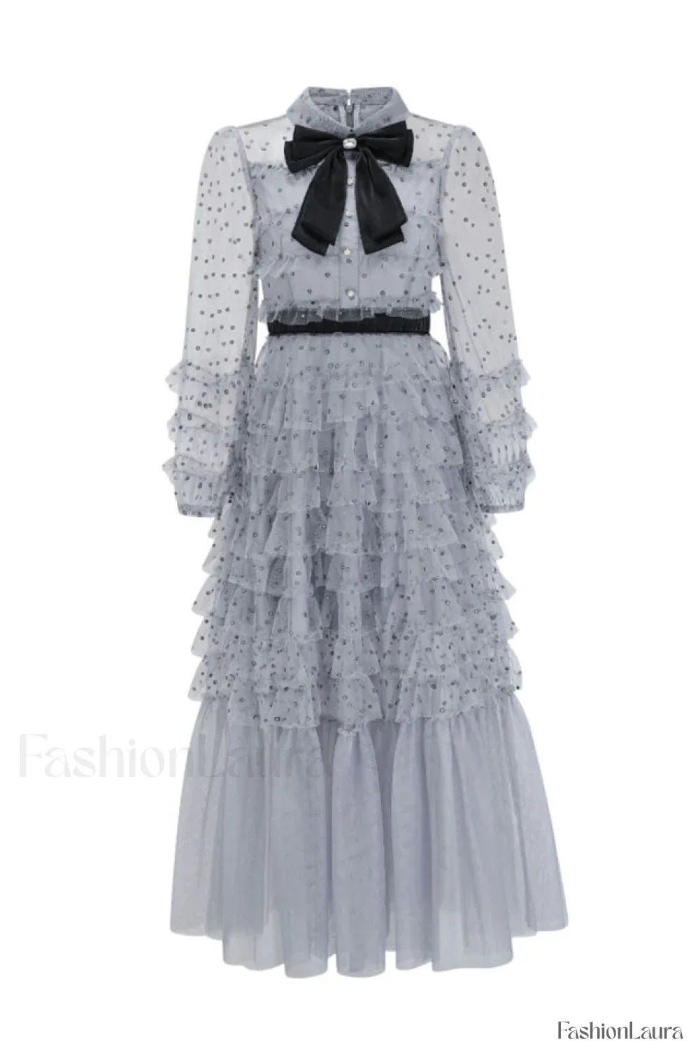 Maddison Polka Stylish Dot Maxi Dress