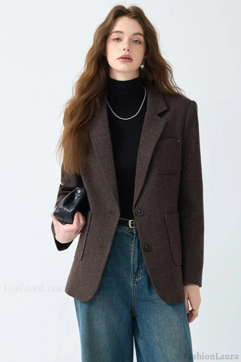 Maillard Brown Wool Blazer S / Brown